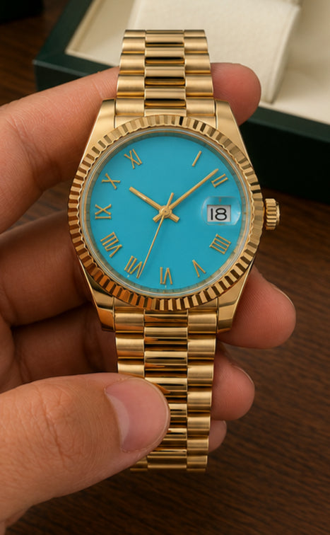 Turquoise Gold Presidential